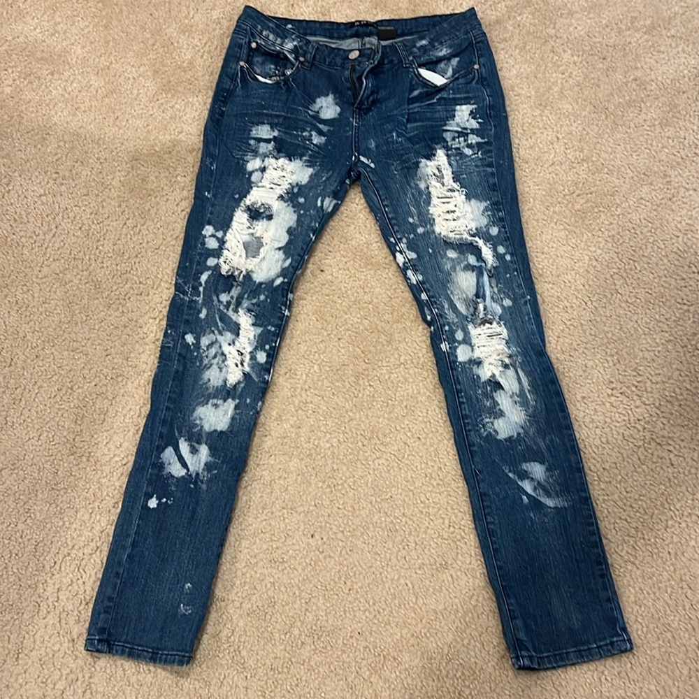 Junior Jeans - Stretchy and distressed (Size 15)